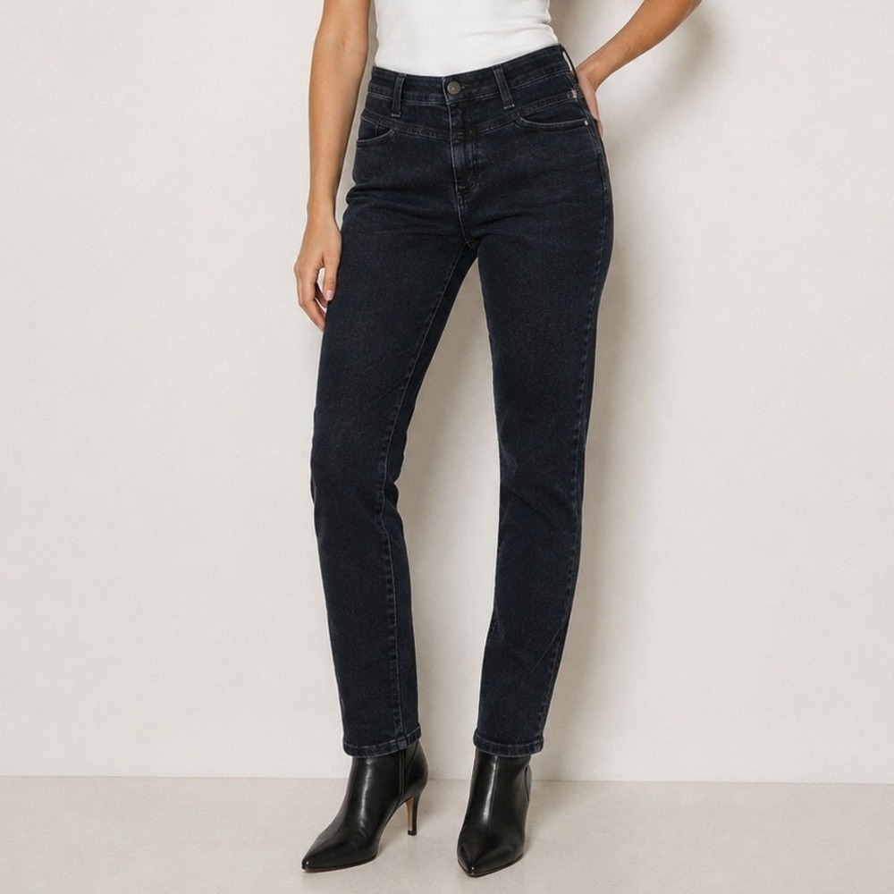 Closed Skinny Jeans 29 Dark Blue High Rise Made in Italy Stretch Denim